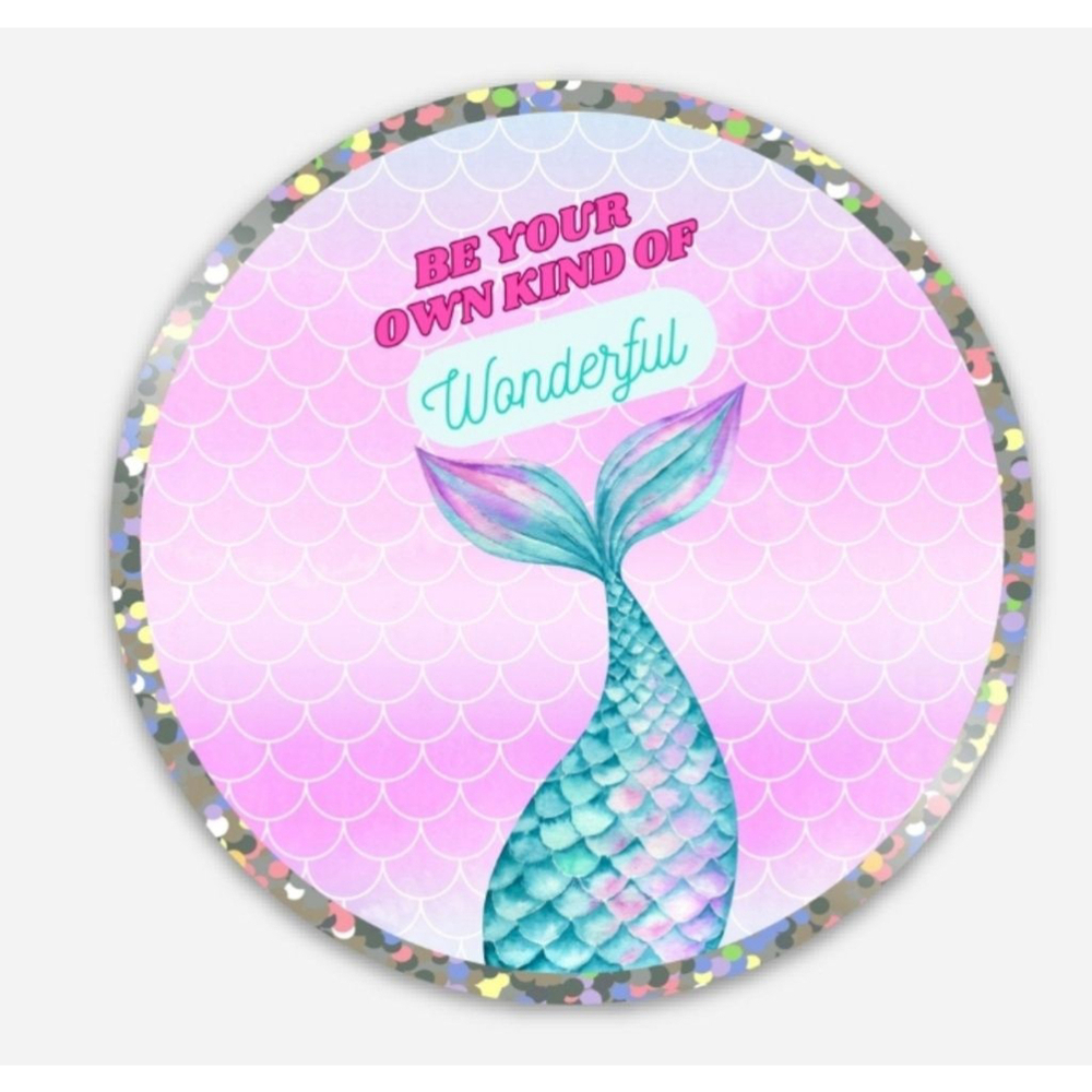Quote Sticker-Be Your Own Kind Of Wonderful